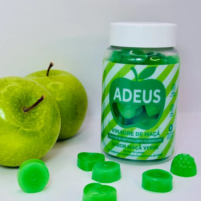 Gummies ADEUS au Vinaigre de Cidre de Pomme – Saveur Pomme Verte